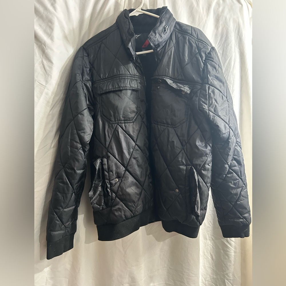Men's AlpineStars Wind Jacket with zippered pocket/hidden hood